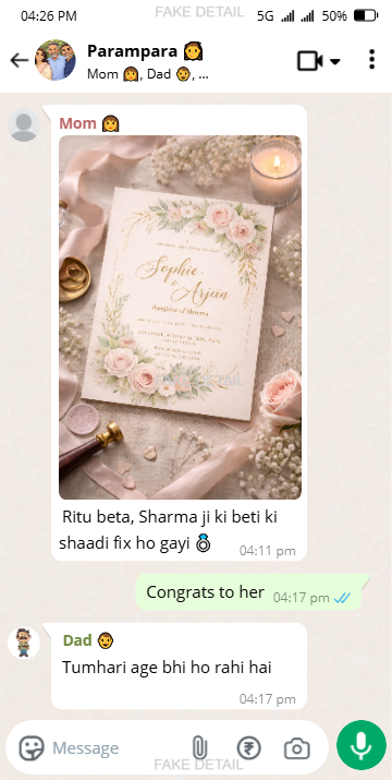 Family Group chat image