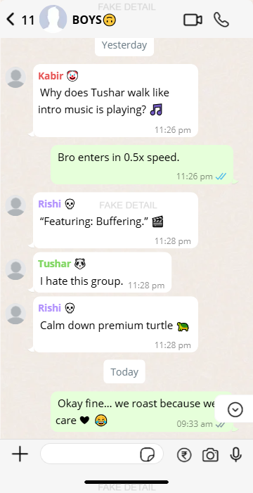 Friend Group chat image