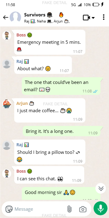 Friend Group chat image