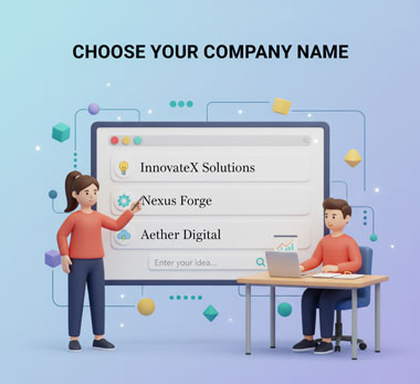 Generate creative company names for projects and testing with the Random Company Name Generator