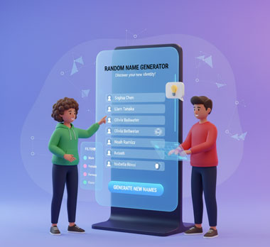 Generate random personal names for testing and mock data with the Random Name Generator