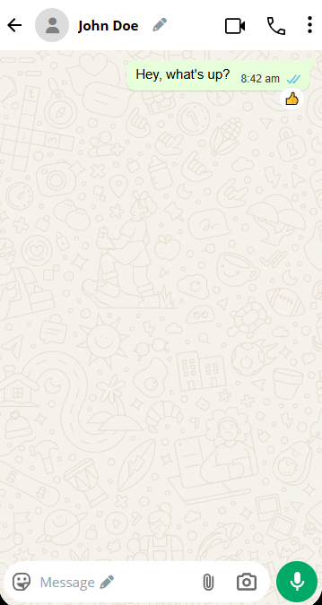 Whatsapp Chat image