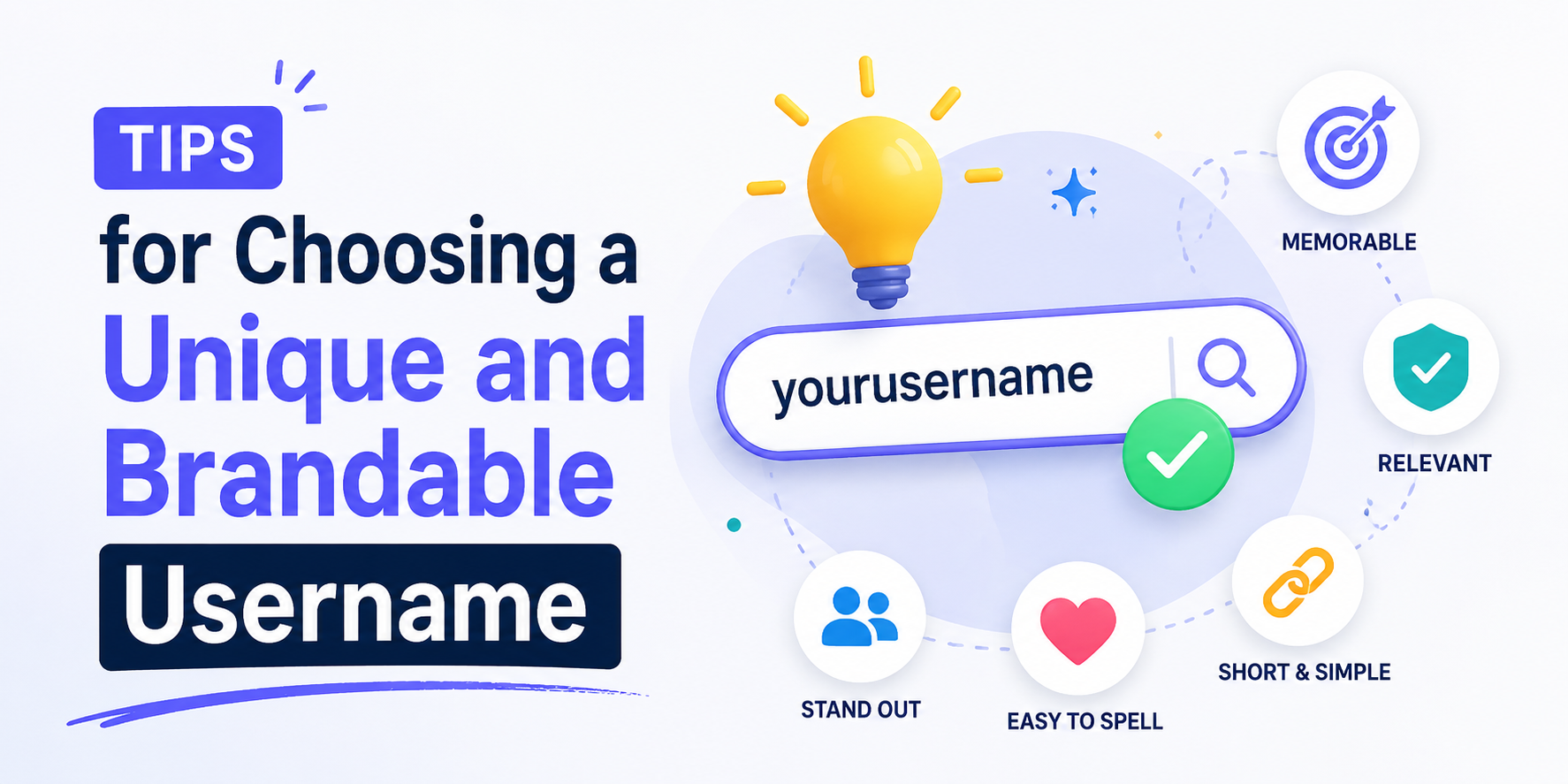 Tips for Choosing a Unique and Brandable Username